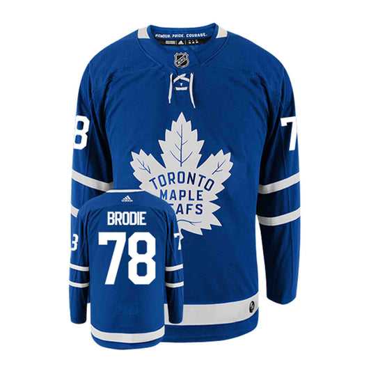 Men%27s Toronto Maple Leafs #78 TJ BRODIE Royal Blue Adidas Stitched NHL Jersey Dzhi->toronto maple leafs->NHL Jersey